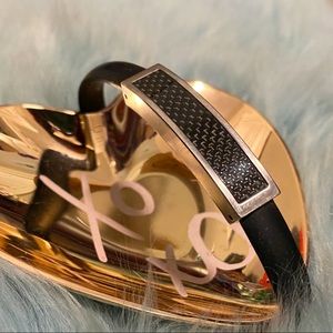 TOUS Men’s 8in Black Rubber Bracelet